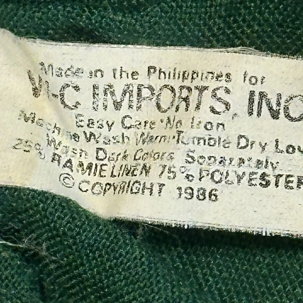 Vintage 1936 Green Half Apron With Holly‎ Red Bows Linen Embroidered Christmas
